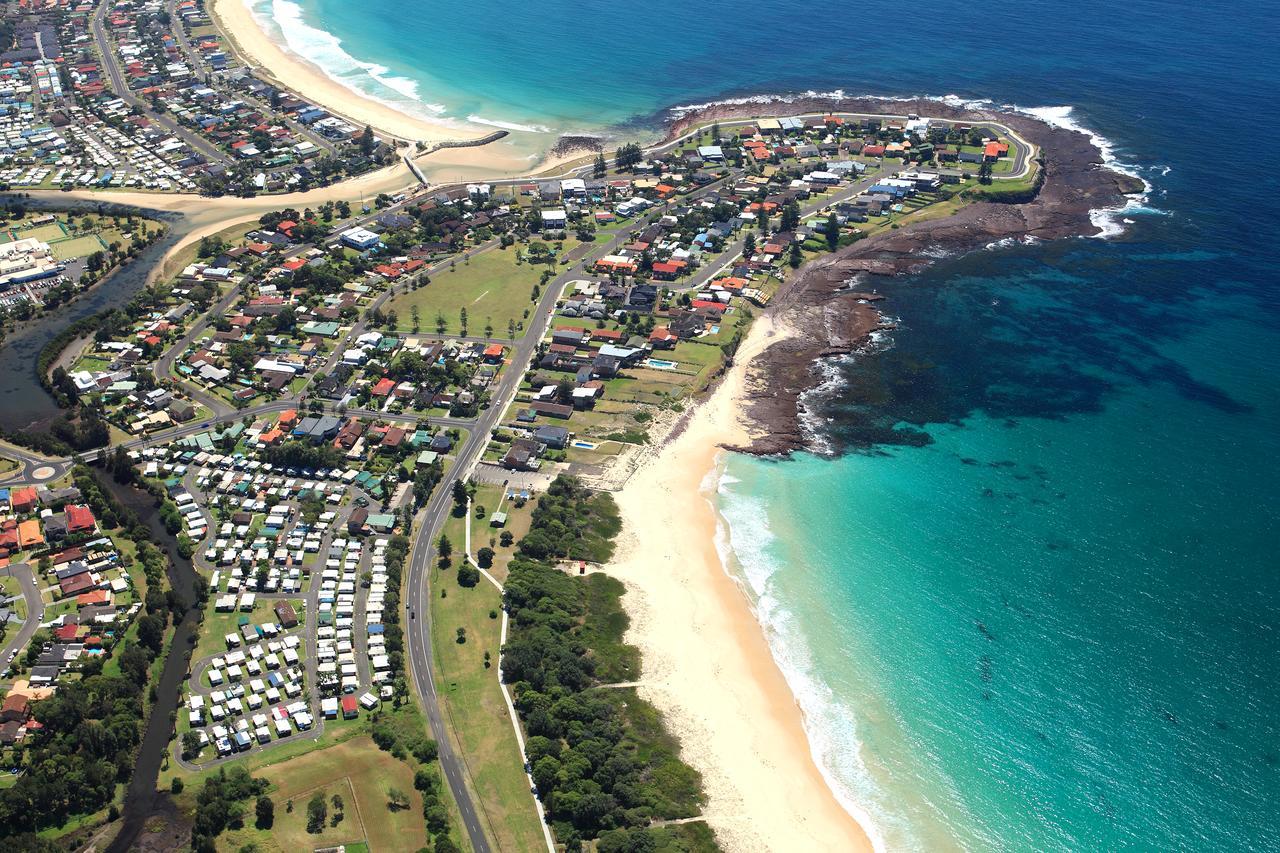 Surfrider Caravan Park Hotell Shellharbour Exteriör bild