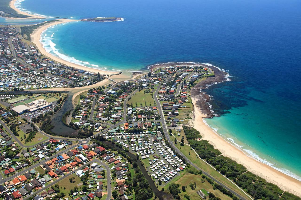 Surfrider Caravan Park Hotell Shellharbour Exteriör bild